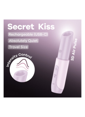 Stimulateur clitoridien de voyage Secret Kiss Satisfyer - CC597869